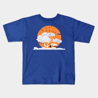 Sun set are proof, that evening can be beautifull too. Kids T-Shirt